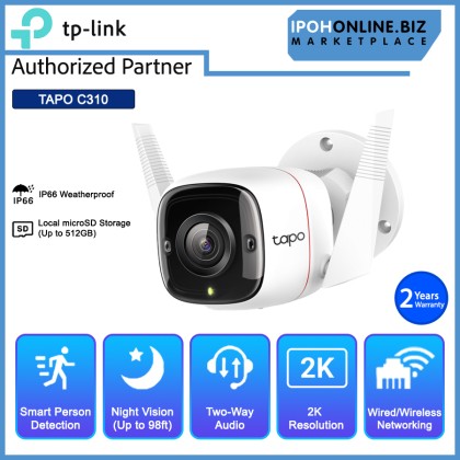 iPOHONLINE Tapo C310 3MP Outdoor Security WiFi Camera IP CCTV - tplink